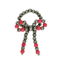 WESTERN BOW STONE BEAD STRETCH RING