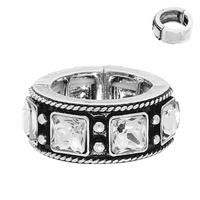 WESTERN JEWELED STRETCH RING