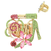 FLORAL HIGH HEEL STRETCH RING