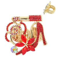 FLORAL HIGH HEEL STRETCH RING