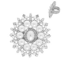 PEARL HALO STRETCH RING