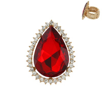 TEAR DROP STONE STRETCH RING