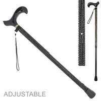 FASHION BLING RHINESTONE WALKING ADJUSTABLE CANE