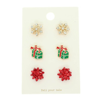 CHRISTMAS THEME EARRING SET
