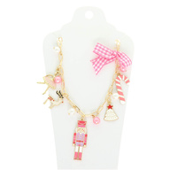 CHRISTMAS THEME CHARM NECKLACE